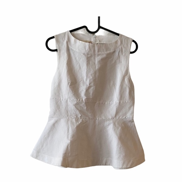 nwt MARNI white peplum top - Picture 4 of 8